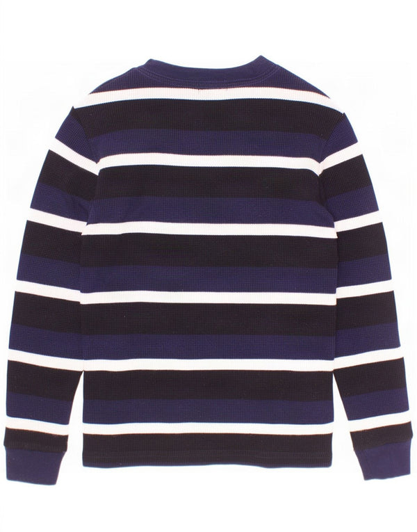Polo Ralph Lauren Maglia da bambino a maniche lunghe 6-7 anni in cotone a righe blu navy