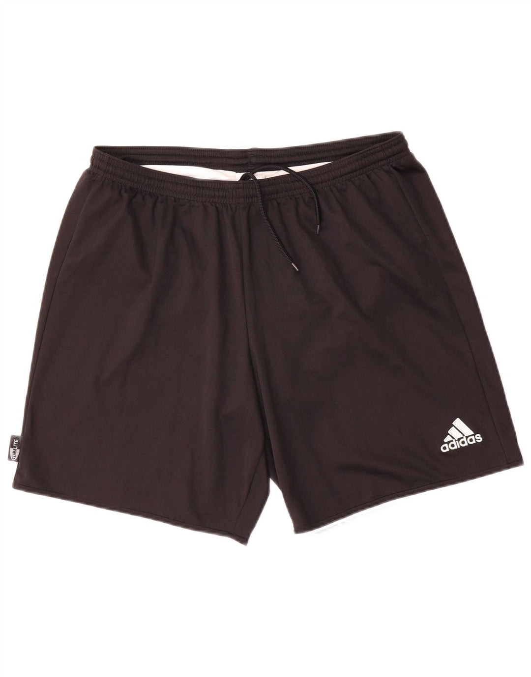 Pantaloncini sportivi Adidas Climalite da uomo medio poliestere nero