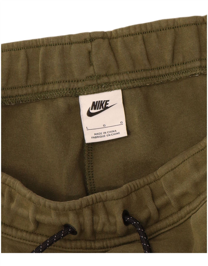 Pantaloncini sportivi Nike da uomo grandi in cotone kaki