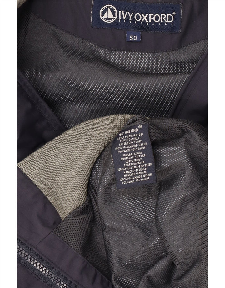 Giubbotto bomber da uomo Ivy Oxford IT 50 Large Blu Navy Colourblock in poliammide