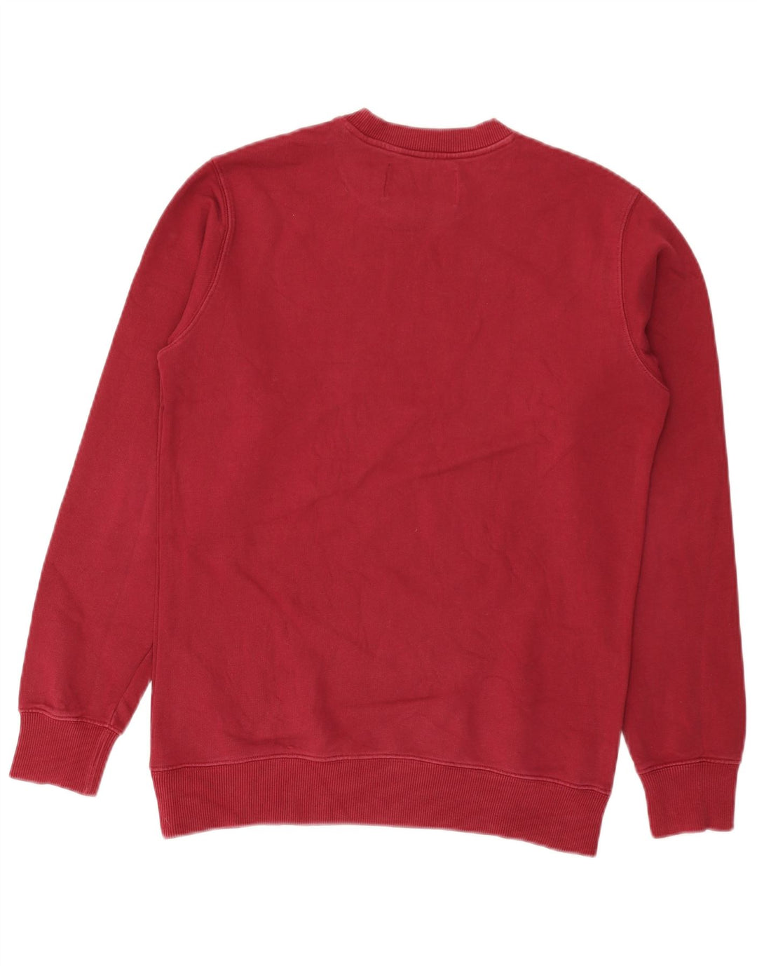 Calvin Klein Jeans Felpa grafica da uomo Maglione piccolo cotone rosso