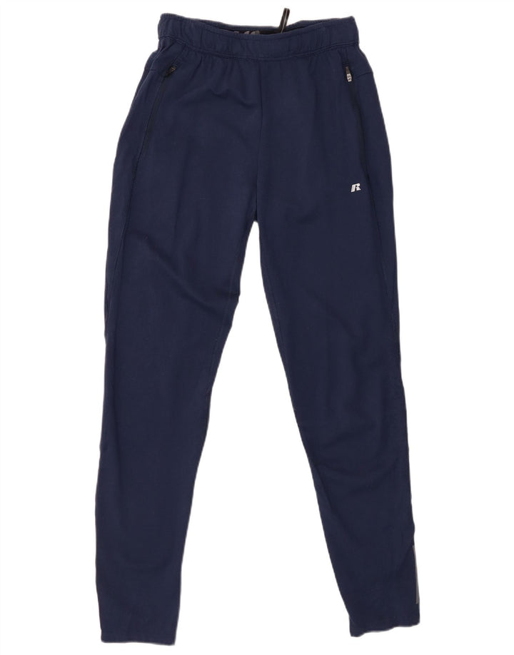 Pantaloni da tuta da donna RUSSELL ATHLETIC piccoli in rayon blu navy