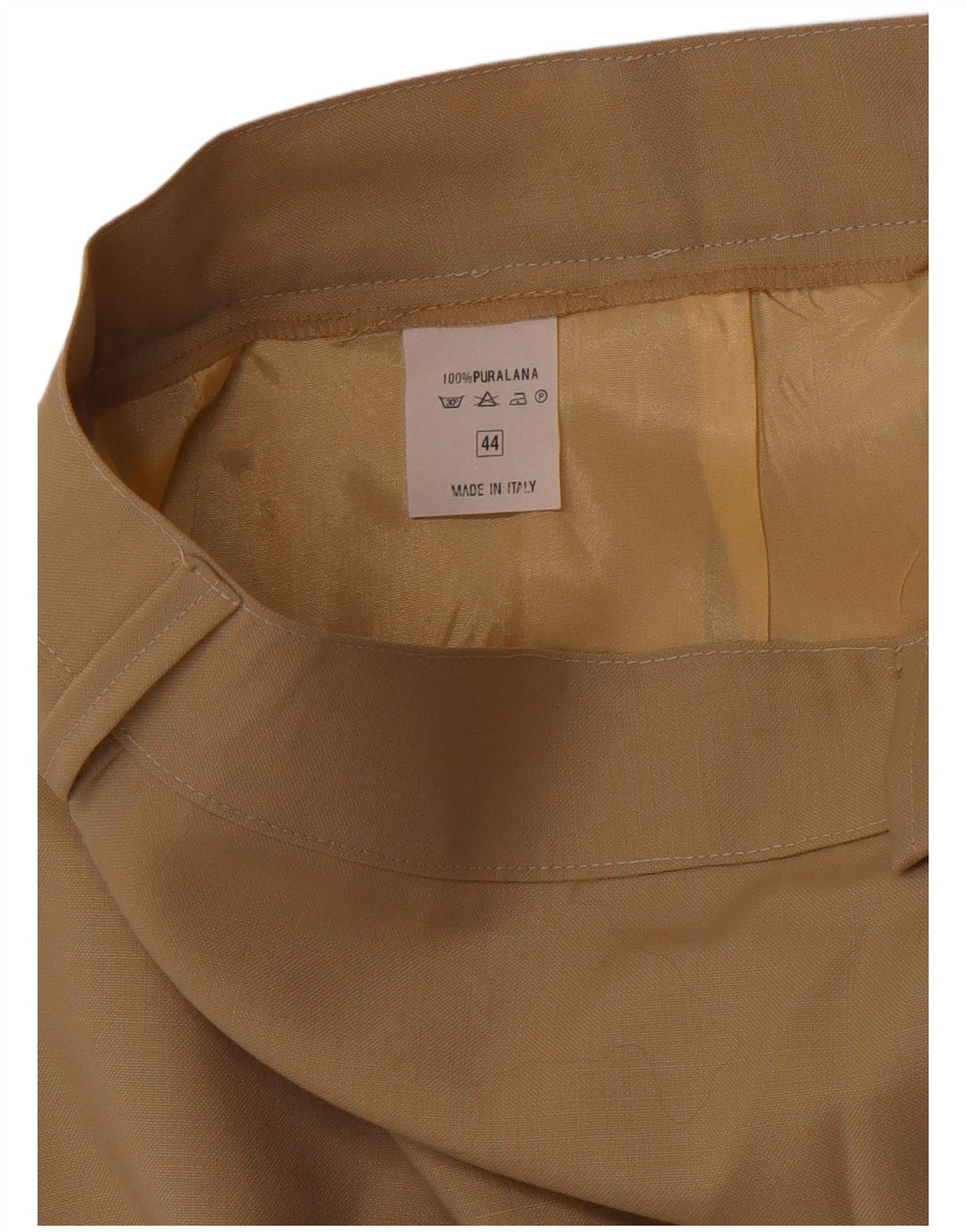 Gonna tubino da donna VINTAGE IT 44 media W28 lana marrone