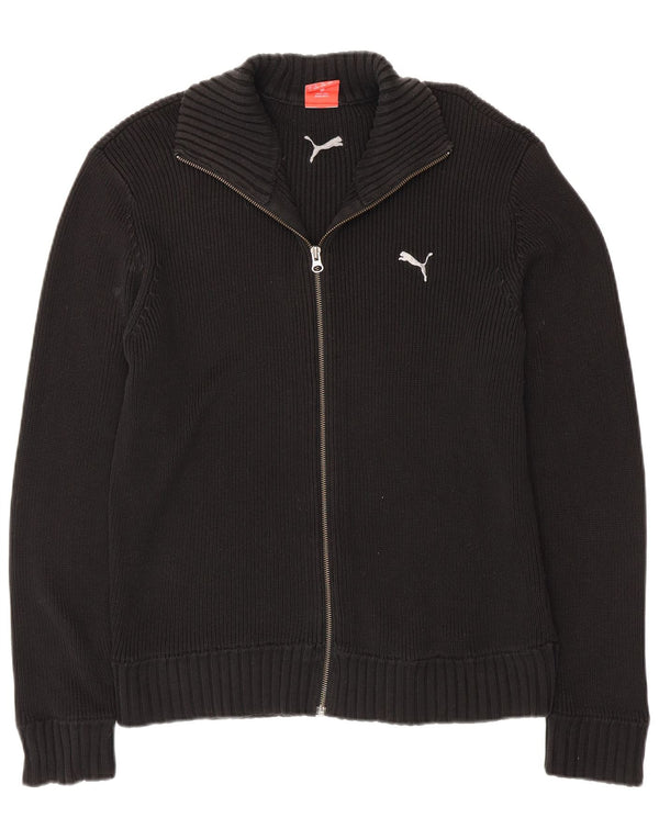 Maglione cardigan da uomo PUMA grande nero
