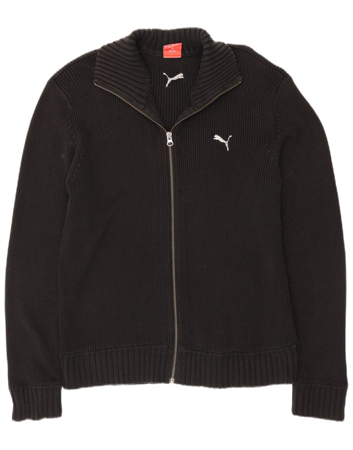 Maglione cardigan da uomo PUMA grande nero