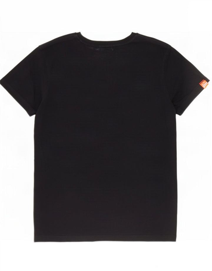 T-shirt da uomo Superdry Top Small in cotone nero