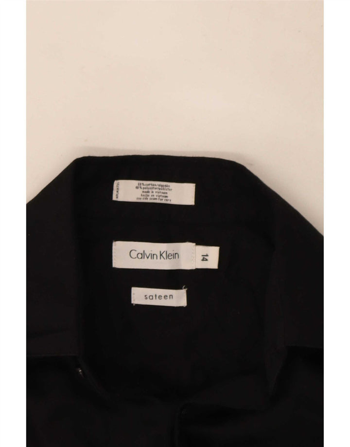 Camicia Calvin Klein Ragazzi 13-14 Anni Cotone Nero