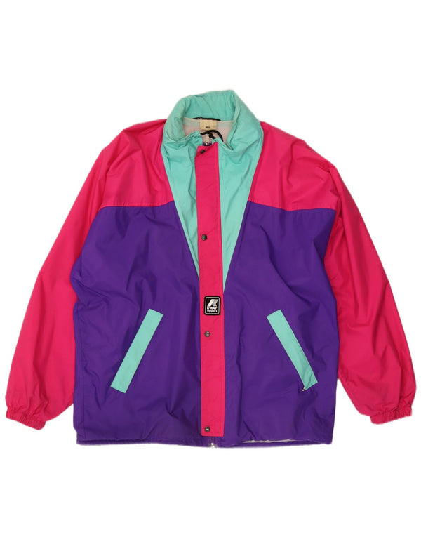 Giacca antipioggia da uomo K-Way UK 40 Large Poliammide color block multicolore