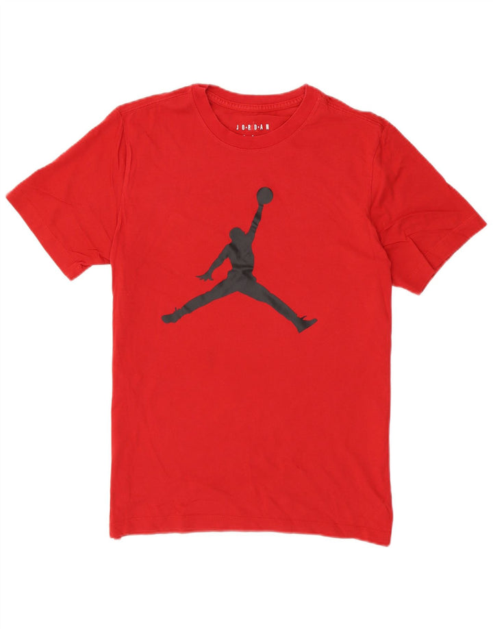 T-shirt grafica da uomo Jordan Top rossa media