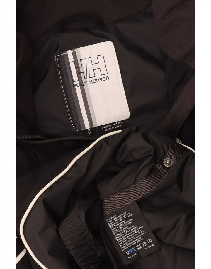 Giacca antipioggia grafica da donna Helly Hansen UK 10 Small Black Colourblock