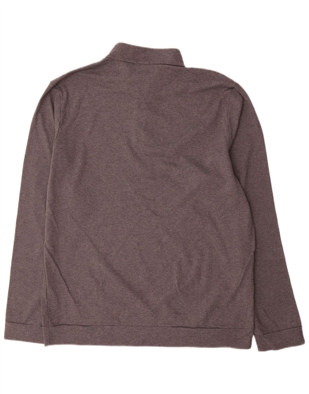 Felpa Hugo Boss da uomo con vestibilità regolare, collo con zip, 2XL, cotone grigio