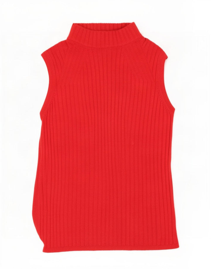 Canotta da donna Marks & Spencer UK 12 viscosa rossa media