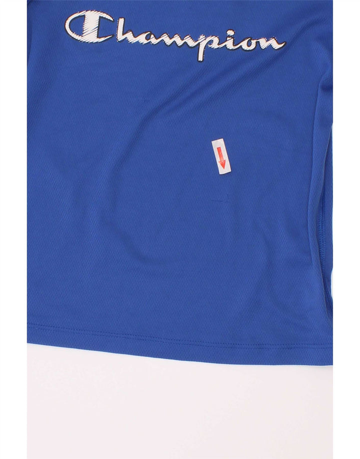T-shirt grafica Champion da bambino, 3-4 anni, 2XS, poliestere blu