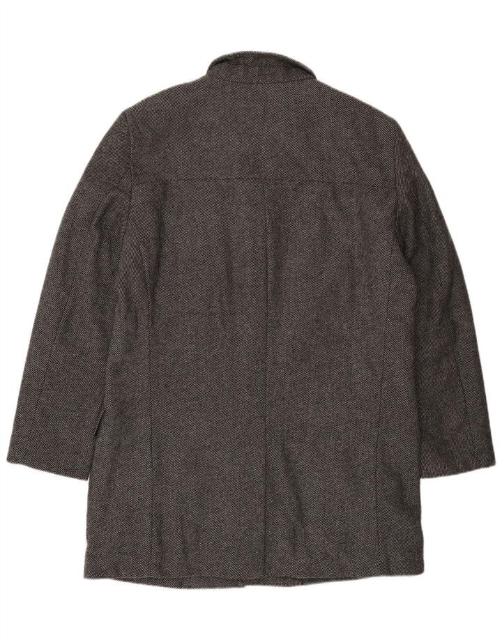 Cappotto da uomo Bruno Banani UK 44 2XL Lana gessata grigia