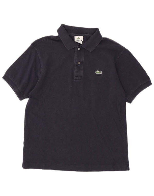 Polo da uomo Lacoste taglia 4 media in cotone blu navy