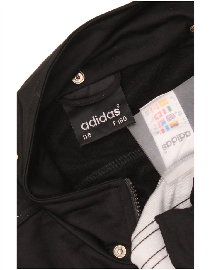 Giacca da tuta grafica da uomo Adidas UK 40/42 Medium Black Colourblock