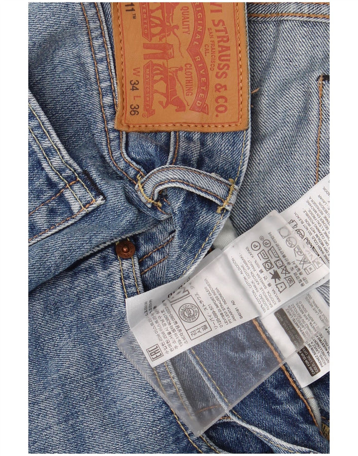 Jeans Levi's Uomo 511 Slim W34 L36 Cotone Blu