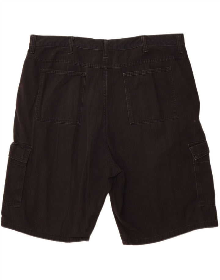 Pantaloncini cargo da uomo WRANGLER W40 XL cotone nero