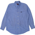 CHAPS Mens Shirt Large Blue Cotton Vintage Chaps and Second-Hand Chaps from Messina Hembry 