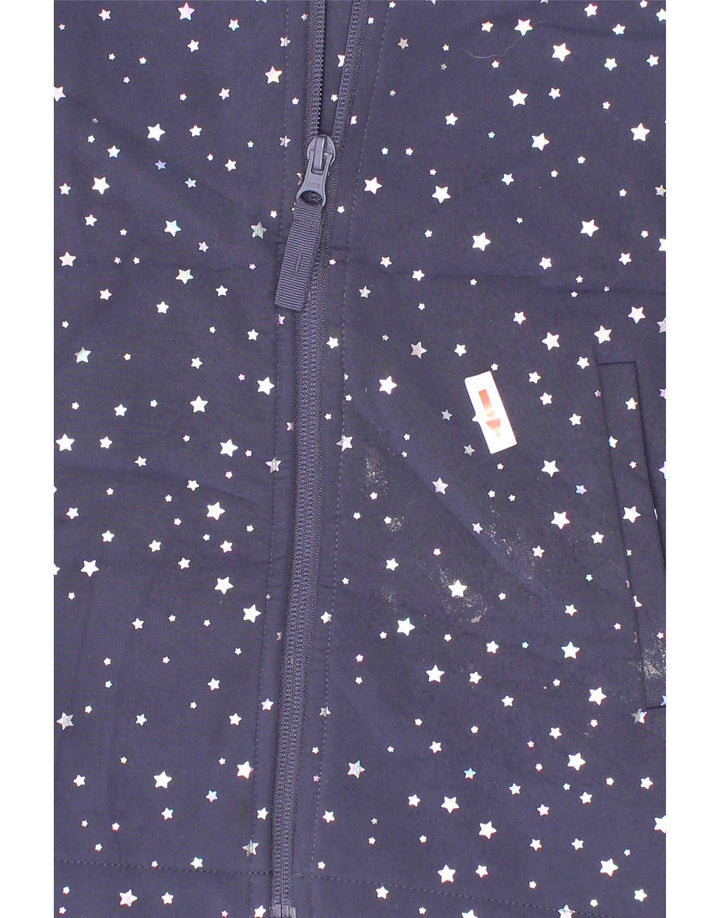Giacca a vento per ragazze Mountain Warehouse 9-10 anni Blu navy maculato
