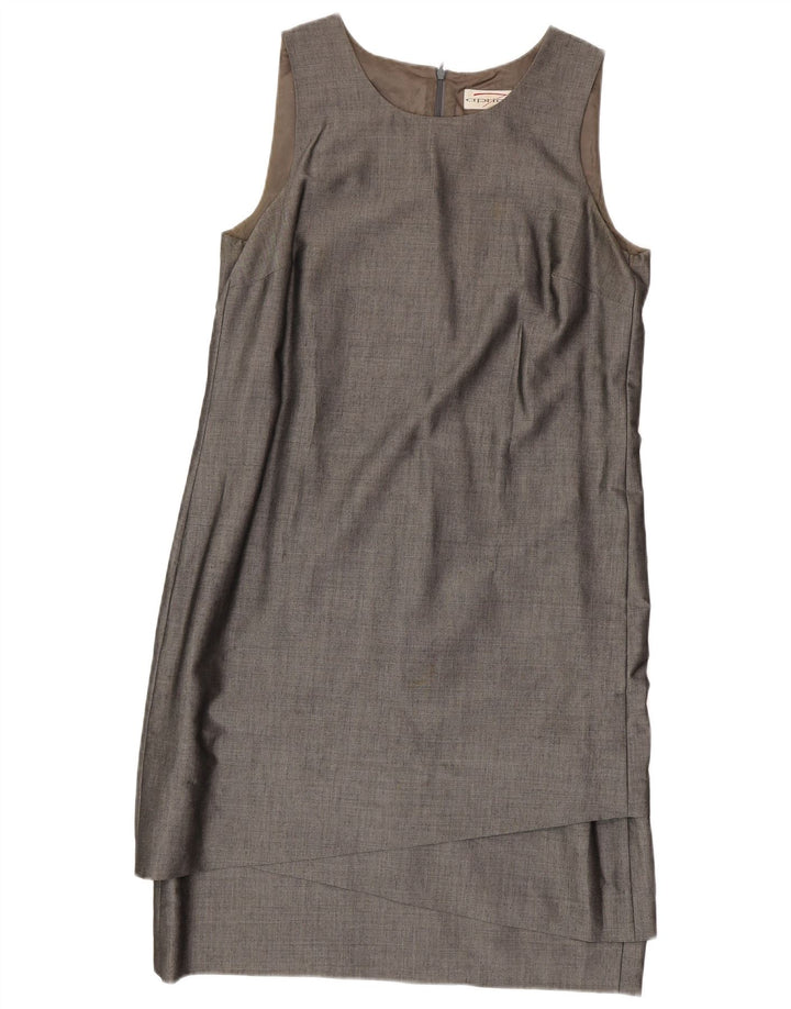 Abito a trapezio regolare da donna Apriori UK 16 Large in viscosa grigia