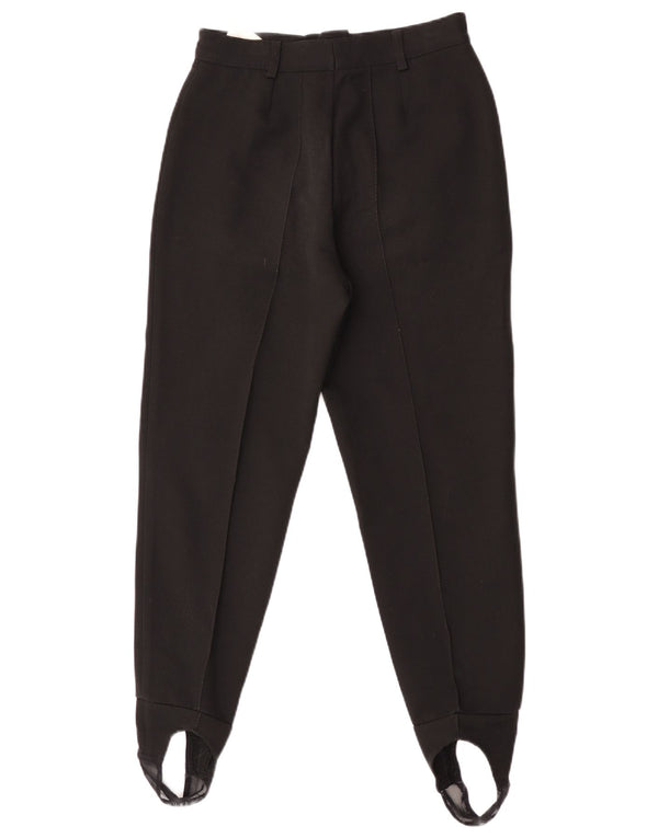 Belfe & Belfe Womens Tapered Casual Trousers IT 44 Medium W26 L30 Black