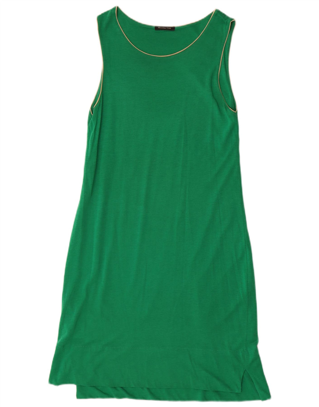 Abito a trapezio senza maniche da donna Massimo Dutti UK 8 piccolo verde