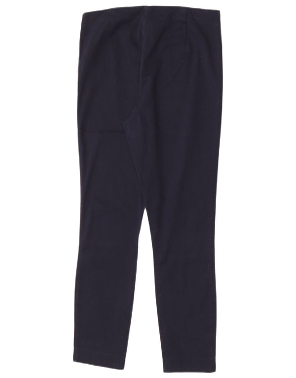 Pantaloni casual slim da donna Polo Ralph Lauren US 6 medi W25 L27 Blu navy