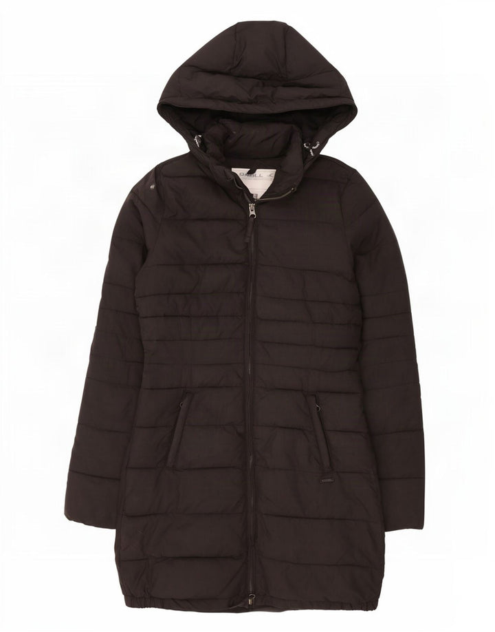 Cappotto imbottito con cappuccio da donna O'Neill UK 10 Small Nero in poliammide