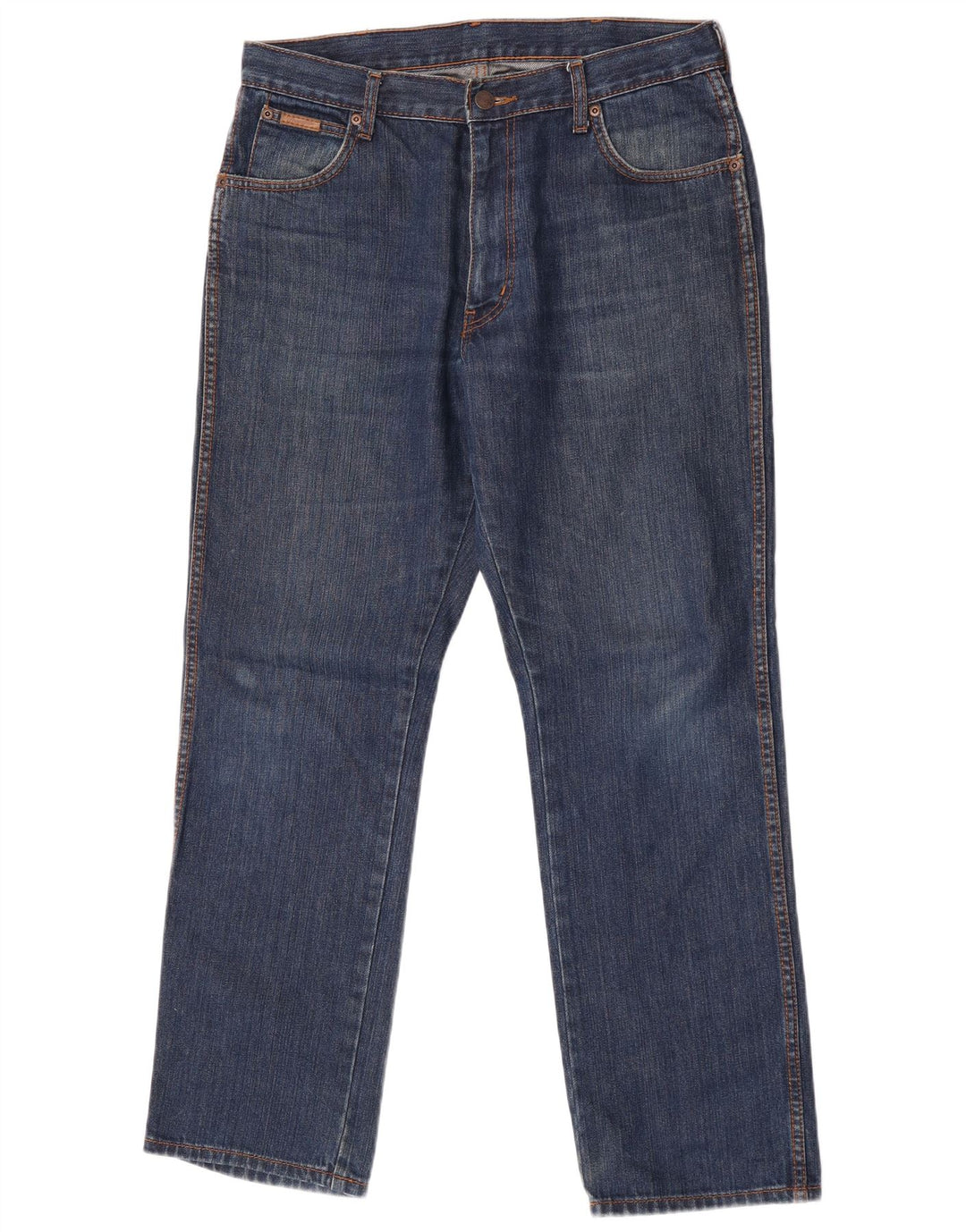 Jeans dritti da uomo Wrangler Texas W34 L30 cotone blu