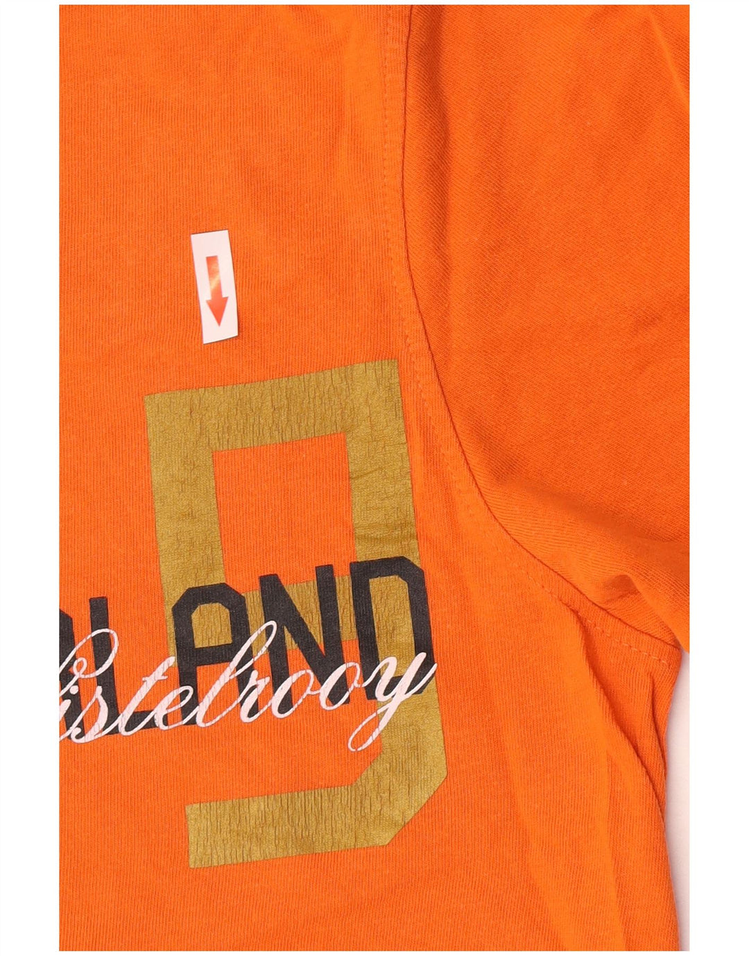 T-shirt grafica da uomo Nike Top UK 39/41 arancione medio