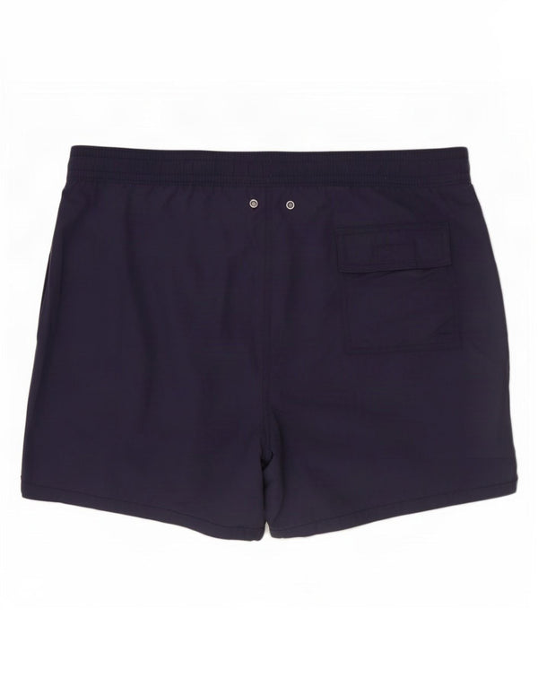 Pantaloncini da bagno da uomo Polo Ralph Lauren nylon medio blu navy