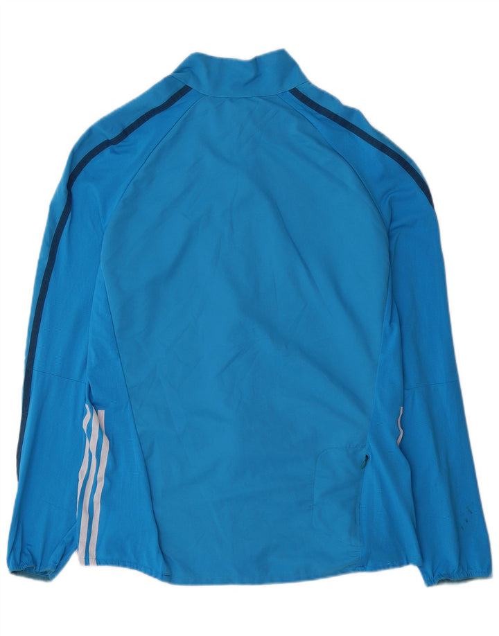 Giacca da ginnastica Adidas Adizero da uomo, grande, in poliestere blu