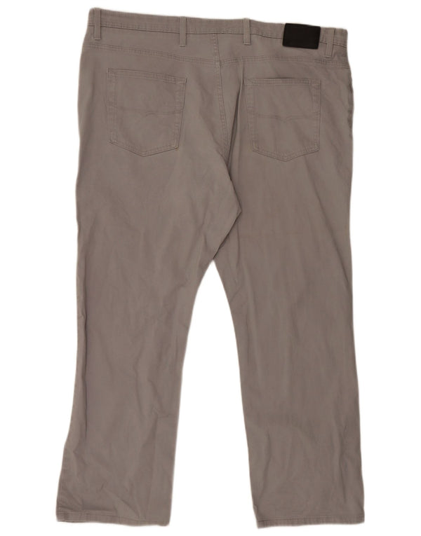 Pantaloni casual dritti Marks & Spencer da uomo blu Harbour W42 L29 grigi