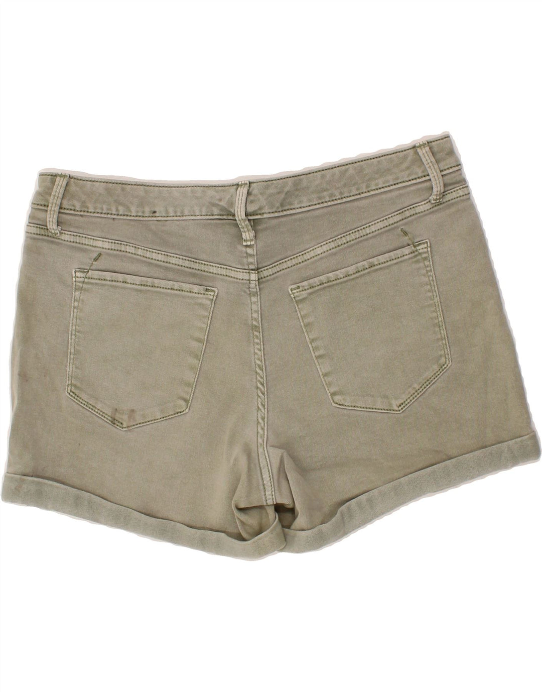 MOSSIMO Womens Mid Rise Denim Shorts US 12 Large W31 Grey Cotton Vintage Mossimo and Second-Hand Mossimo from Messina Hembry 