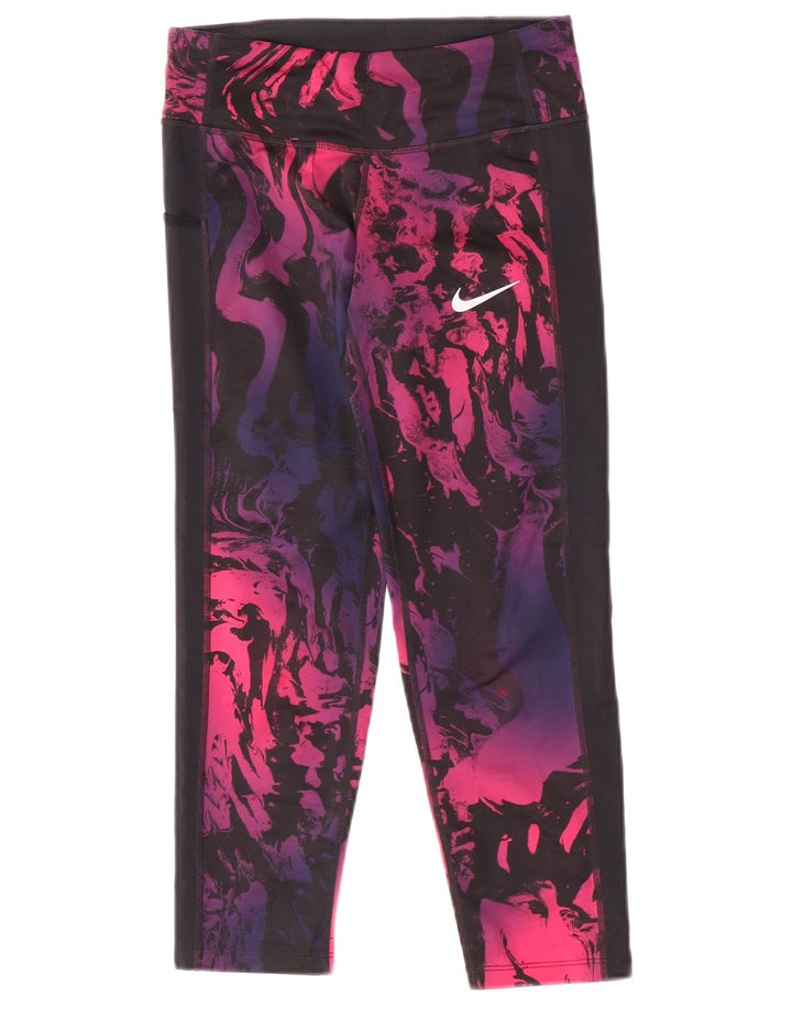 Leggings Nike Dri Fit da donna UK 6 XS poliestere tie-dye multicolore