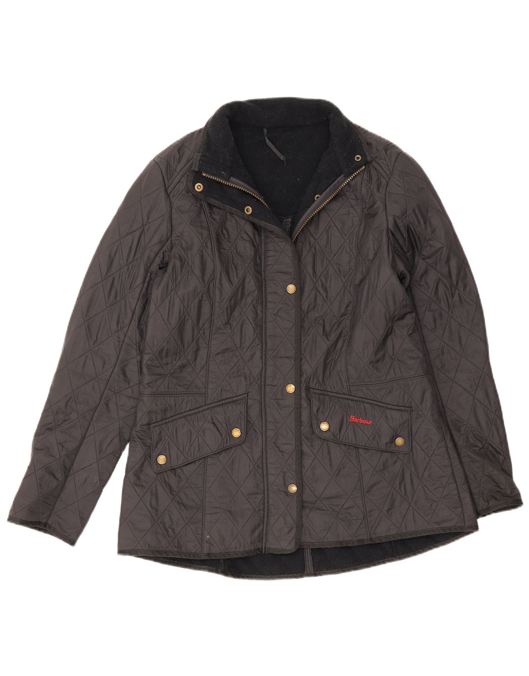 Giacca trapuntata da donna Barbour UK 16 grande nera