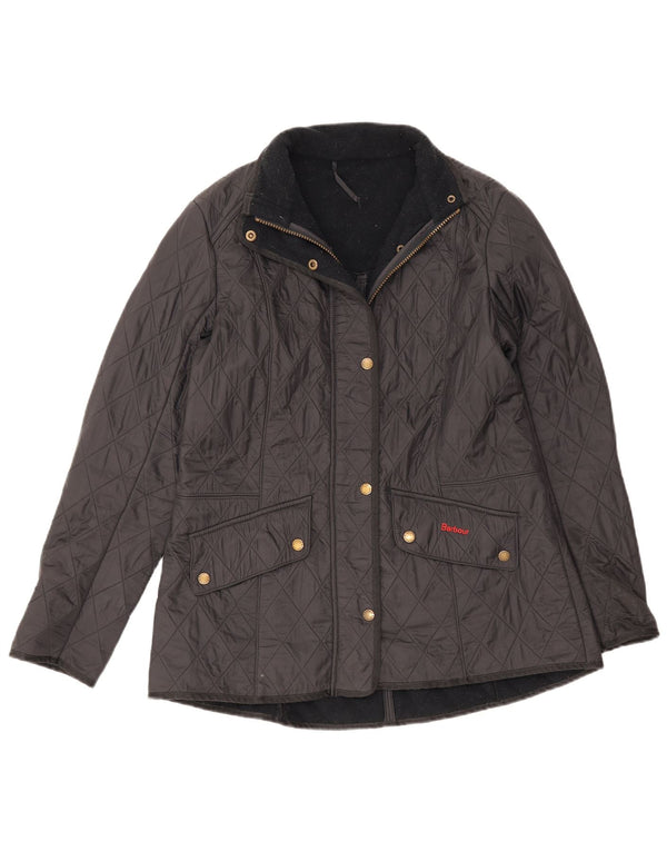 Giacca trapuntata da donna Barbour UK 16 grande nera