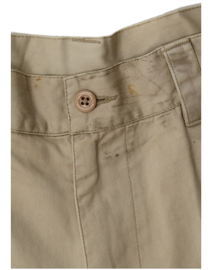 Pantaloncini cargo da uomo Dkny W34 grandi in cotone beige