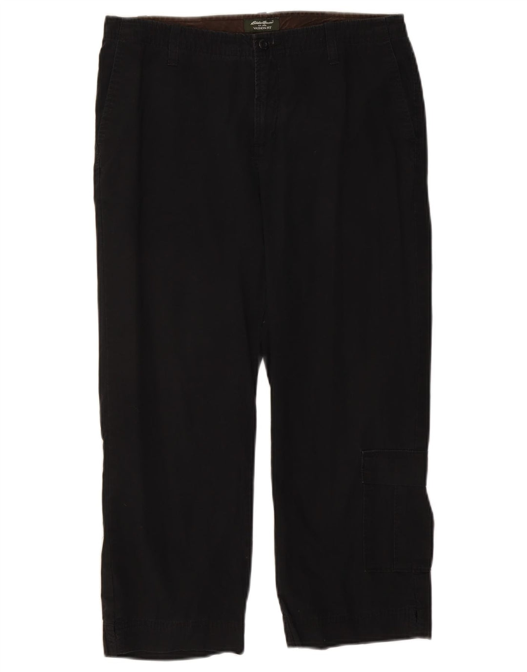 Pantaloni Capri da donna Vashon Fit Eddie Bauer US 8 Medium W30 L22 Neri