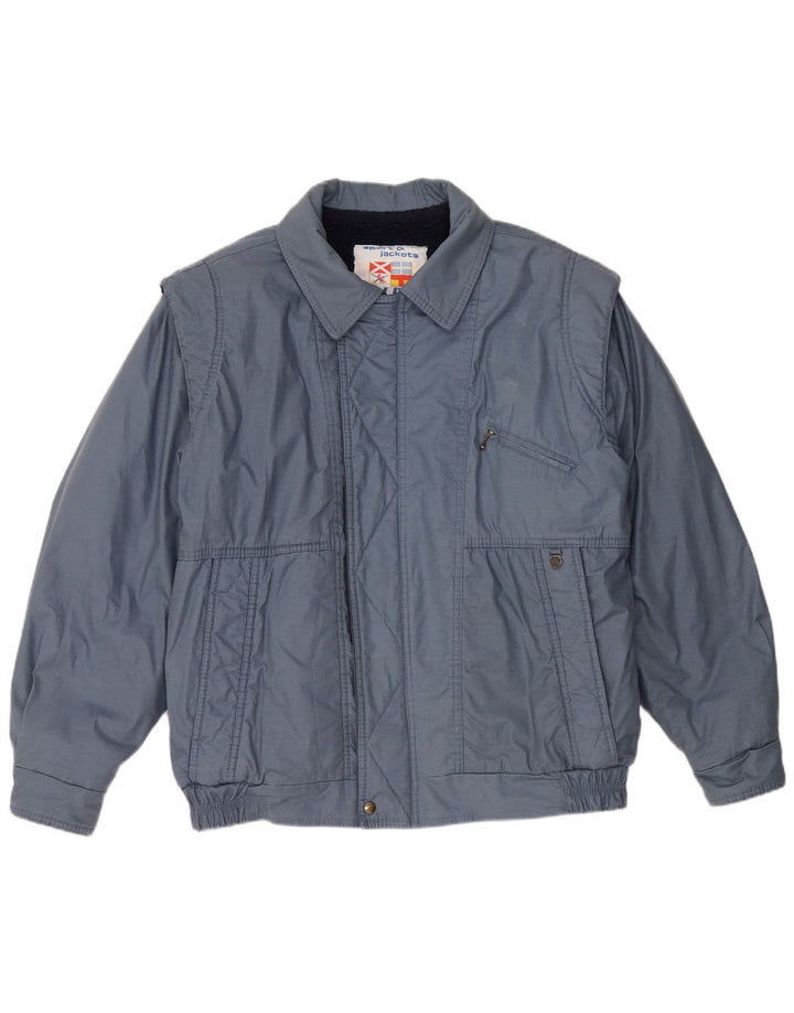 Giubbotto bomber da uomo Polbot UK 42 XL poliestere blu