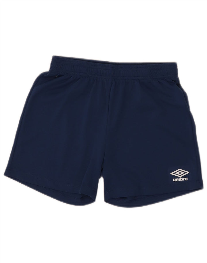 Pantaloncini sportivi da bambino Umbro 9-10 anni medio poliestere blu navy