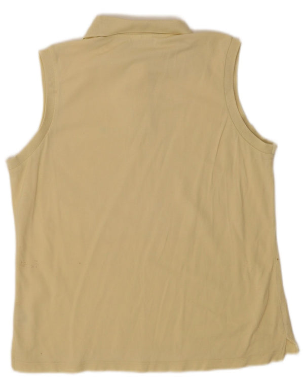 Polo senza maniche da donna Champion UK 14 cotone giallo medio