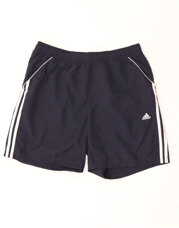 Pantaloncini sportivi Adidas Clima 365 da uomo di grandi dimensioni in poliestere blu navy