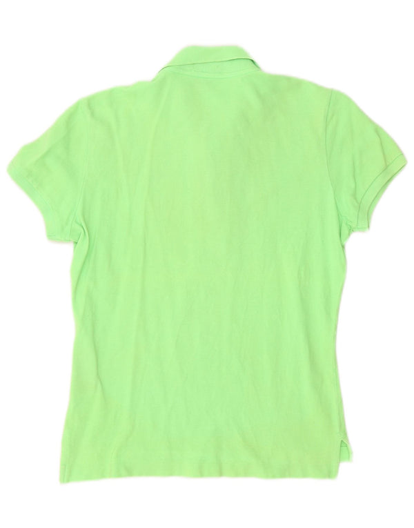 Polo skinny da donna Ralph Lauren UK 16 grande cotone verde