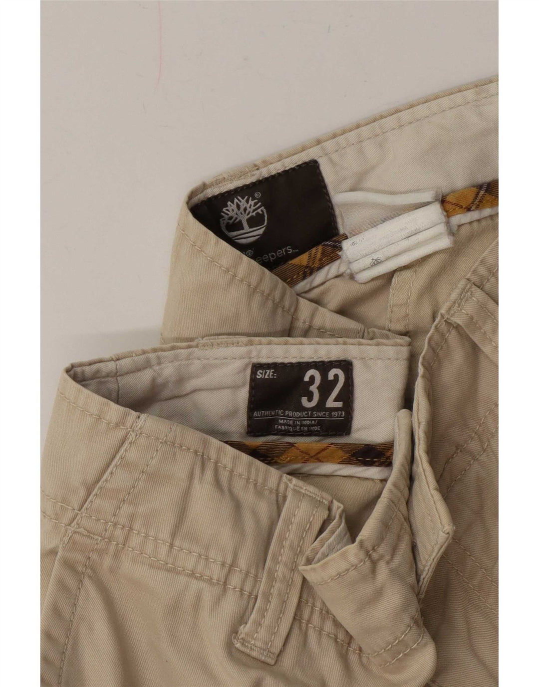Pantaloncini chino da uomo Timberland W32 beige medio