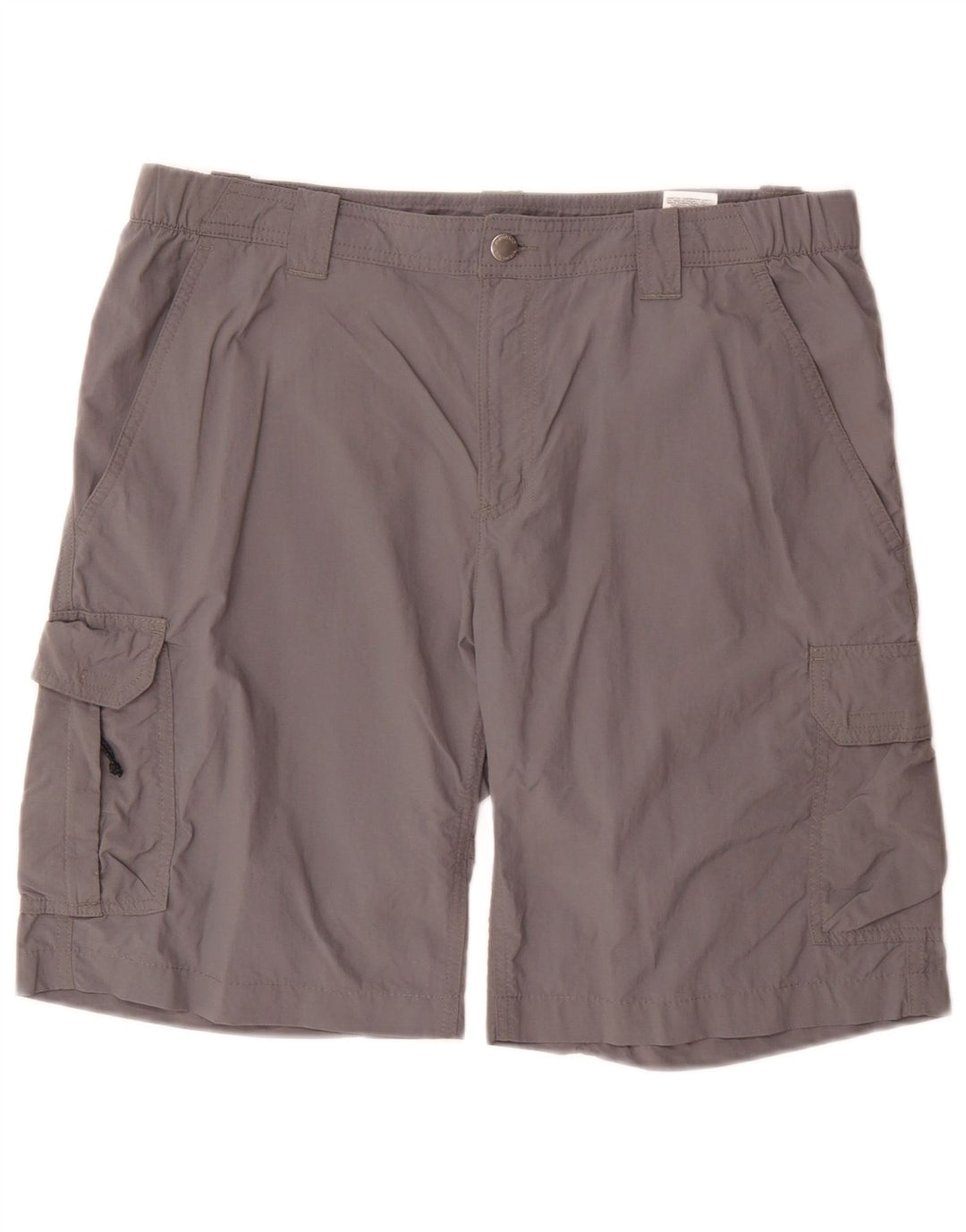 Pantaloncini cargo Columbia da uomo W36 Large in nylon grigio