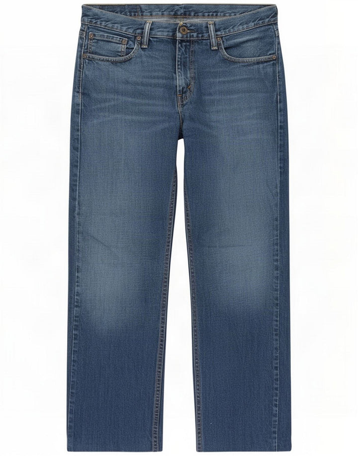 Levi's Uomo 514 Jeans dritti W33 L28 Blu Cotone
