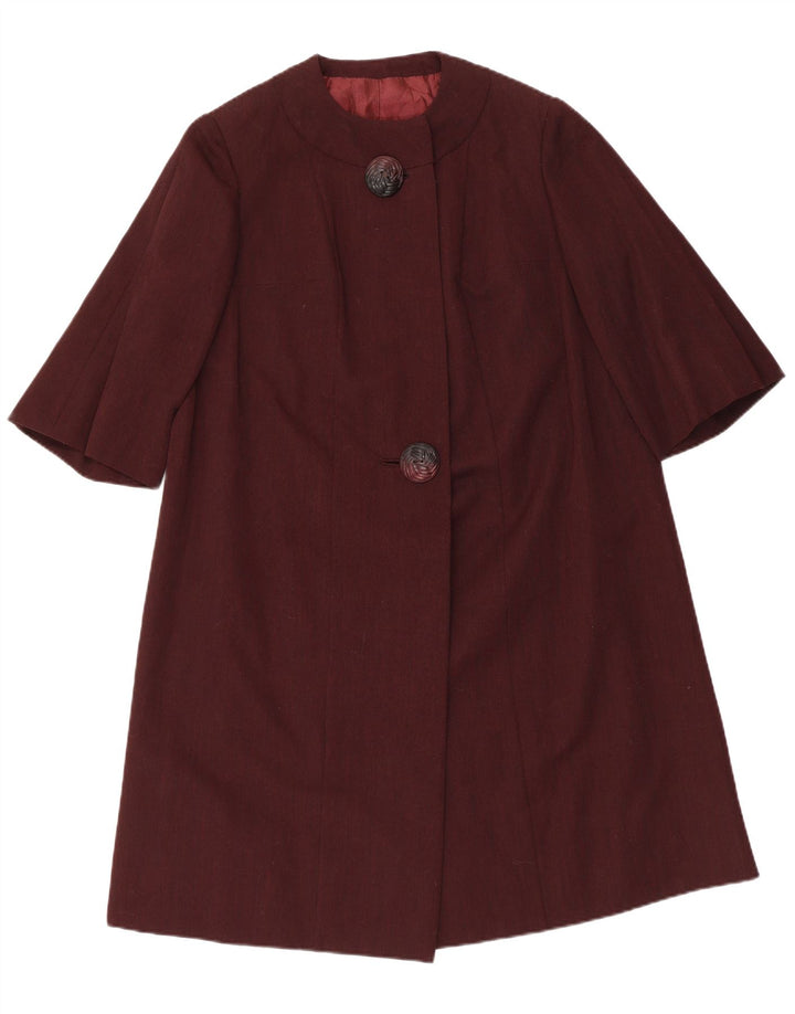 Soprabito da donna VINTAGE UK 14 marrone medio