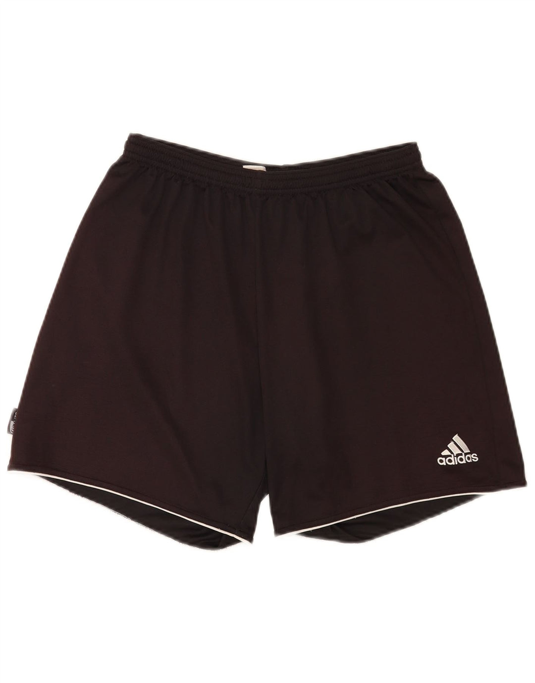 Pantaloncini sportivi Adidas Climalite da uomo grandi in poliestere nero